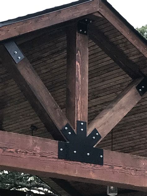 metal brackets for barn roof|steel truss brackets.